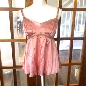 Ticci Tonetto‎ Silky Mauve Top M EUC